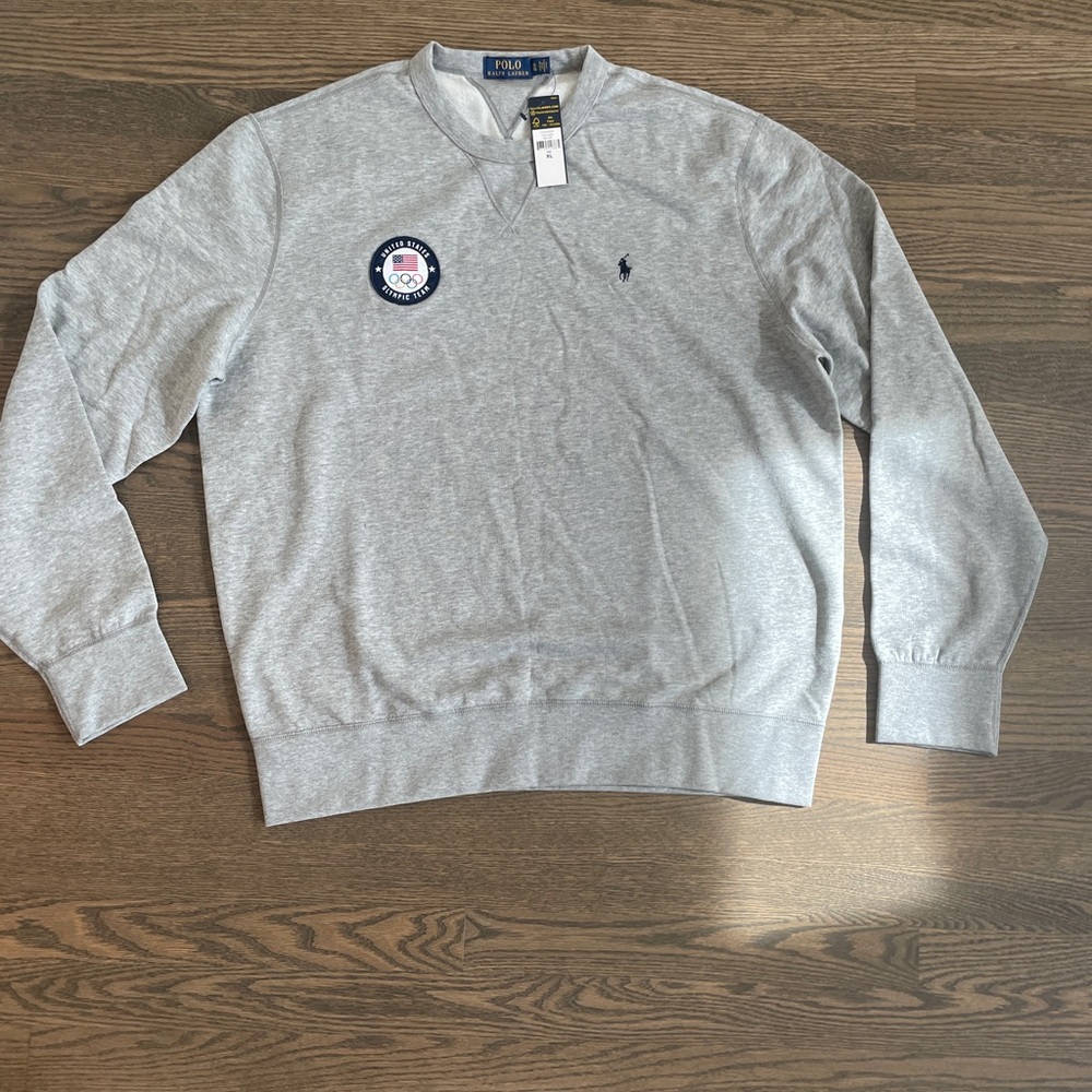 RARE - Polo by Ralph Lauren Gray Men's Team USA Olympic Sweatshirt - XL - NWT